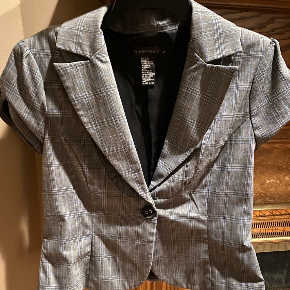 Crop blazer jacket